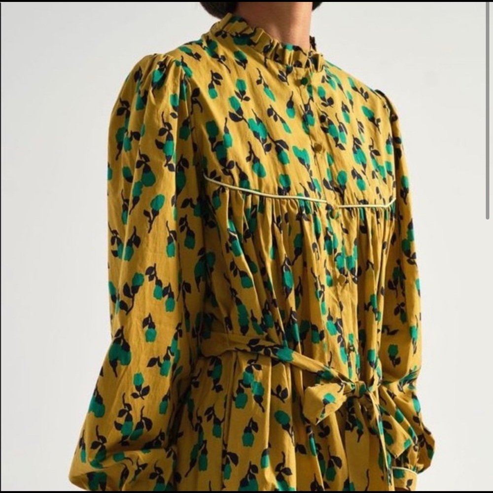 Rachel Antonoff Drew Dress Mustard
